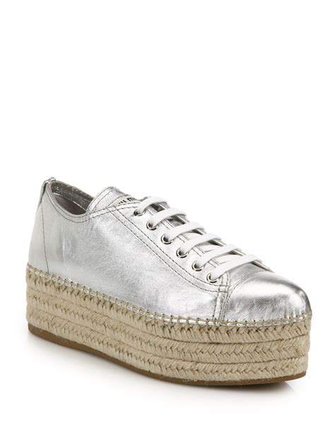 miu miu platform espadrille sneakers|miumiu shoes women.